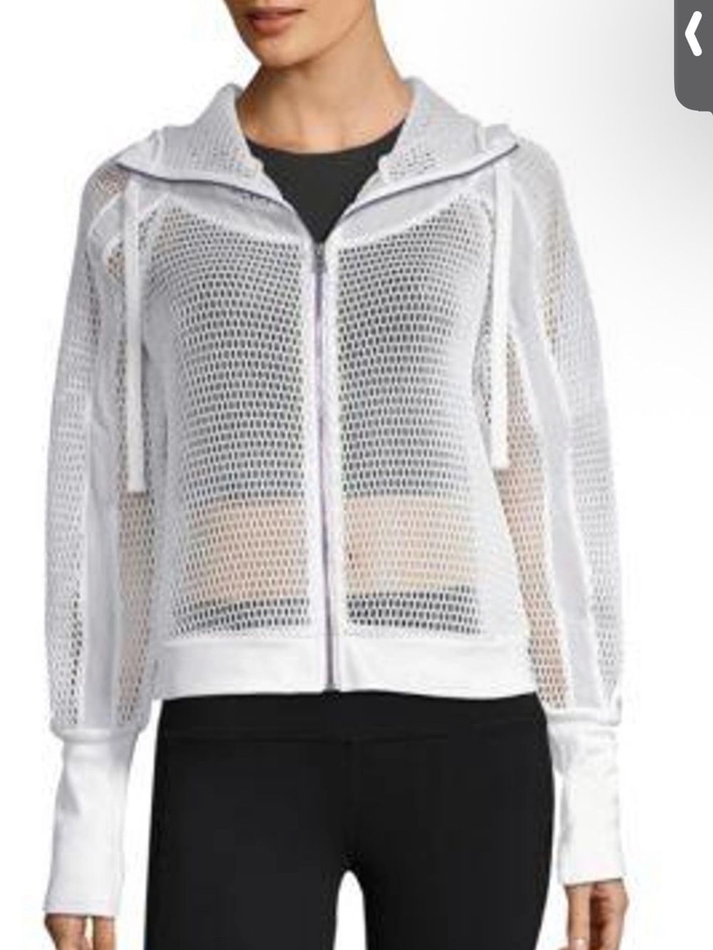 Alo Yoga Fortuna Mesh Hooded Jacket